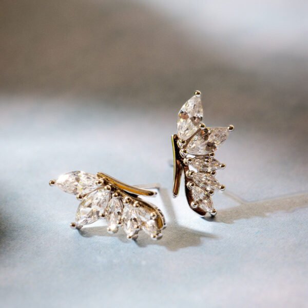 Time to Rise Sterling Silver Stud Earrings