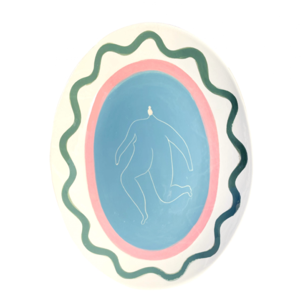 LAETITIA ROUGET ??Viens on se casse?? Oval Plate