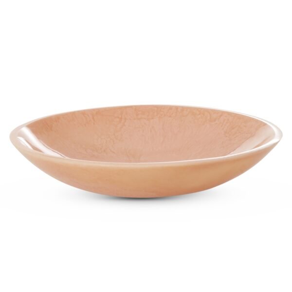 Resin Salad Bowl in Soft Pink