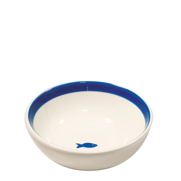 Zafferano Lido Blue Fish Bowl - set of 6