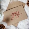Joy Handmade Christmas Card