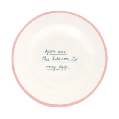 LAETITIA ROUGET You Are The Beacon To My Egg Dessert Plate