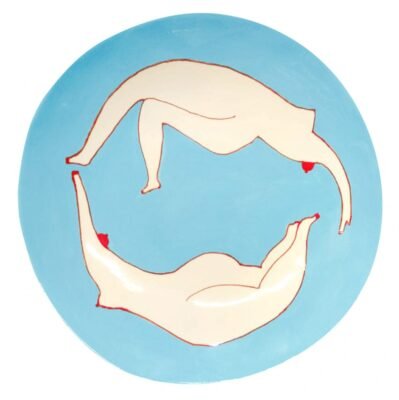 LAETITIA ROUGET Swimmers Turquoise Fruit Platter