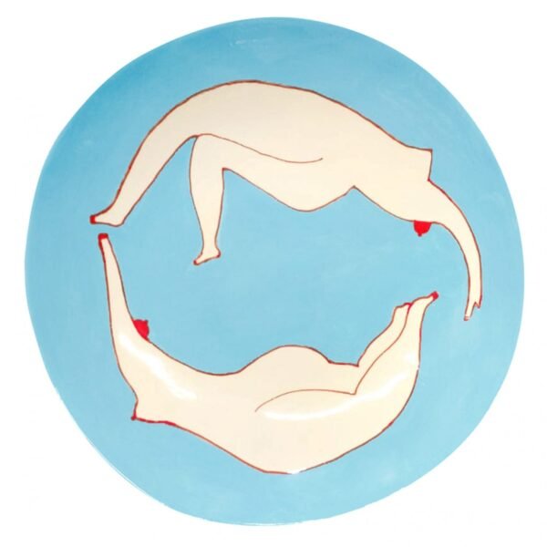 LAETITIA ROUGET Swimmers Turquoise Fruit Platter